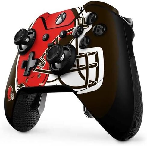Skinit Decal Gaming Skin Compatible with Xbox One Elite Controller - Officially Licensed NFL Cleveland Browns Large Logo Design in Saudi Arabia