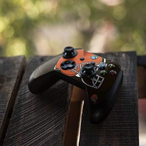 Skinit Decal Gaming Skin Compatible with Xbox One Elite Controller - Officially Licensed NFL Cleveland Browns Large Logo Design in Saudi Arabia