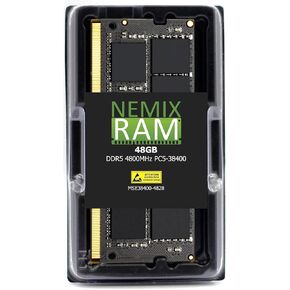96GB 2X48GB DDR5 4800MHZ PC5-38400 2Rx8 1.1V CL40 262-PIN ECC غير مخزنة SODIMM NEMIX RAM Workstation MicroServer Enterprise & Industrial Mini-PC Memory KIT in Kuwait