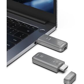 Wireless HDMI Transmitter and Receiver 4K, 2.4G/5G Plug & Play Portable Wireless HDMI Extender Kit for Streaming Video and Audio to Monitor from Laptop/PC/TV Box/Projector in Saudi Arabia