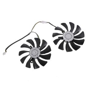 1 Pair Plastic Video Cooling Fans Replacement for Graphics Card, Compatible Gpu Cooler Fans for Gaming Pcs, Internal Computer Component Accessories in Saudi Arabia