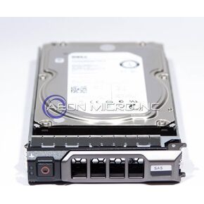 55H49 - DELL 3TB 7.2K SAS 3.5" 6Gb/s HARD DRIVE W/TRAY F238F (Renewed) in Kuwait