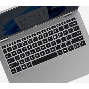 غطاء لوحة المفاتيح لجهاز HP OmniBook 5 16-fb0000nr 16-fb0037nr، OmniBook 5 14-he 14-he0099nr 14-he0017nr، OmniBook 5 Flip 14-fp0000nr 14-fp0057nr واقي لوحة مفاتيح الكمبيوتر المحمول - شفاف in Kuwait