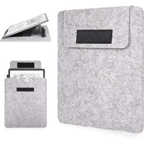 حافظة حماية Caweet لجهاز Kindle Scribe مقاس 11 بوصة - تناسب الجيل الأول والثالث من Colorsoft إصدار 2025، جلد PU ممتاز مع حامل قابل للطي، أرجواني لامع in Kuwait