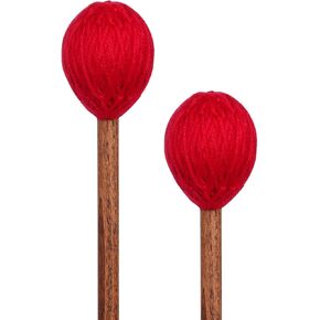 Medium Hard Yarn Head Keyboard Marimba Mallets with Maple Handles,Pack of 2 Blue (Blue) in Saudi Arabia