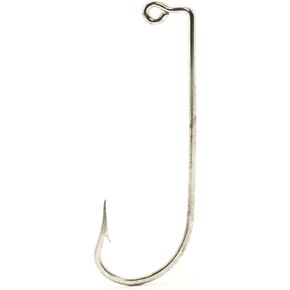 Mustad 91715 O'Shaughnessy 90º Jig Hook, Forged, Eyed - Duratin 1/0 to 9/0 100 Pack Duratin Finish in Kuwait