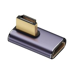 محول متوافق مع HDMI ذكر إلى أنثى UHD2.1 8K 60 هرتز 4K 120 هرتز 48 جيجابت في الثانية مع ضوء المؤشر نفس الشاشة/التوسيع الجديد 2026 عالي لمكونات إلكترونية موثوقة in Kuwait