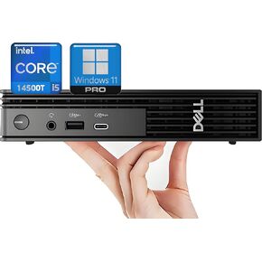 Dell Pro Micro QCM1250 Mini Desktop, New OptiPlex Version 14th Gen 14-Core i5-14500T (Beat i7-13700T), 16GB DDR5 RAM, 512GB PCIe SSD, Ultra-Quiet Design, 2-Monitor Support 4K, WiFi 6, Windows 11 Pro in Saudi Arabia