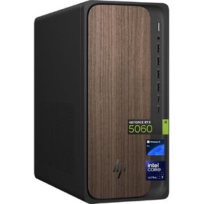 HP OmniDesk (M03-0060) Desktop PC, Intel Core Ultra 7 265, NVIDIA GeForce RTX 5060,32 GB DDR5 RAM,1TB SSD, Wi-Fi 6,Bluetooth 5.4,Wired KB & Mouse, Win 11 Pro Microsoft Copilot,(2025) in Kuwait