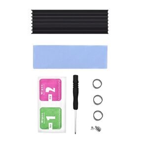 M2 Hard Drive Heat Sink Aluminum 70x22x6mm 2280 NVME SSD PCIE Heatsink Radiator Thermal Cooling Vest Set Thermal Cooling Pad for Laptop in Saudi Arabia