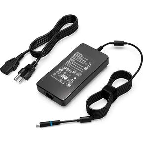 شاحن كمبيوتر محمول 240 واط متوافق مع Dell G16 G15 G7 G5 G3 Alienware 15 17 M15 M17 X17 X16 X15 M18X X51 الدقة 7780 7770 7680 7670 7560 سلك إمداد محول الطاقة AC in Kuwait