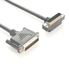 Low Profile Right Angle DB25 Connector Cable Slim D-Sub 25Pin DB25 Male to Male Serial Cable UP Down Angled Printer Cable(6M) in Kuwait