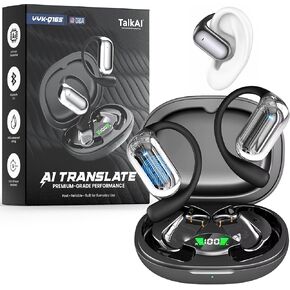 Al Translation Earbuds, Real-Time Translator Earbuds with 164 Languages, Bluetooth 5.3 Wireless Earbuds for Travel & Learning, Smart Translation Modes with Charging Case in Saudi Arabia