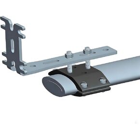 Universal Roof Rack Clamp Kit for Slotless Crossbars, 6061 Aluminum, 4 Plates Total – Forms 2 Complete Clamps (NOT 4 Clamps), Creates Mounting Point for Awning Brackets & Accessories in Saudi Arabia