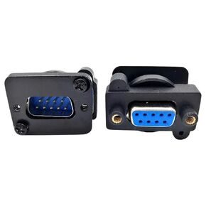 DB9 كابل بيانات C0innector لوحة التوصيل تصاعد D نوع C0innector 9pin ميناء المقبس أنثى ذكر محول DP9 in Kuwait