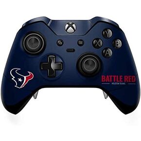 ملصق Skinit المخصص للألعاب متوافق مع وحدة تحكم Xbox One Elite - تصميم شعار فريق NFL Houston Texans مرخص رسميًا in Kuwait