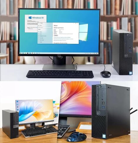 Dell OptiPlex 3060 SFF Desktop PC Computer, Intel Core i5-8500 Up to 4.1 GHz, 16GB RAM, 256GB SSD, Keyboard ＆ Mouse, HDMI, WiFi, BT, OptiPlex Desktop Windows 11 Pro (Renewed) in Kuwait
