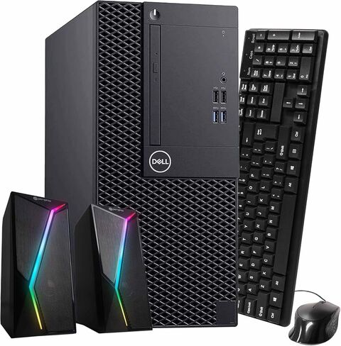 Dell OptiPlex 3060 Tower PC | Intel Core i5-8500 | 16GB RAM | 1TB SSD | Quadro P620 | Windows 11 Pro | WiFi | BT | Periphio Keyboard & Mouse | RGB Speakers - Renewed in Saudi Arabia