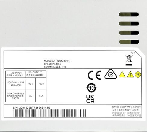 LXun Upgrade DPS-200PB-185A 190W Power Supply Replacement Compatible for DPS-200PB-185 A DPS-200PB-203A DPS-200PB-205A 101700342 in Saudi Arabia