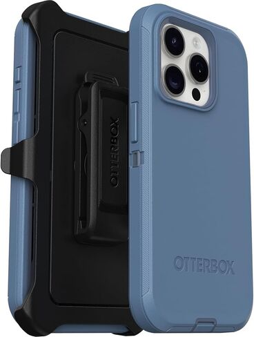 OtterBox iPhone 15 Pro (فقط) - حافظة سلسلة Defender - Realtree Blaze Edge (Camo) - بدون شاشة - متينة ومتينة - مع حماية للمنافذ - يتضمن مشبك الحافظة - عبوة غير مخصصة للبيع بالتجزئة in Kuwait