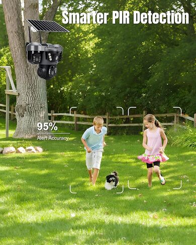 KEPEAK Floodlight Camera, Wireless Security Camera Outdoor Pan/Tilt, WiFi Cameras, 360° Panoramic View, Color Night Vision in Saudi Arabia