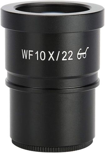 عدسة عينية، عدسة مجهر رؤية واسعة النطاق WF10X مقاس 22 مم للمجاهر الاستريو، صورة مشرقة وواضحة، ليس من السهل إرهاق العيون، العدسات in Saudi Arabia