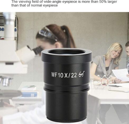 عدسة عينية، عدسة مجهر رؤية واسعة النطاق WF10X مقاس 22 مم للمجاهر الاستريو، صورة مشرقة وواضحة، ليس من السهل إرهاق العيون، العدسات in Saudi Arabia