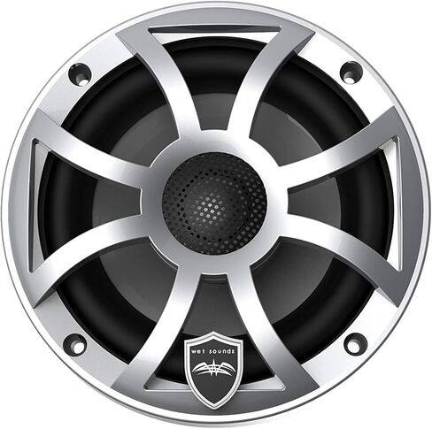 الأصوات الرطبة REVO 6-XSS Silver Open XS Grille 6.5 بوصة مكبرات الصوت المحورية LED البحرية (زوج) (متجددة) in Saudi Arabia