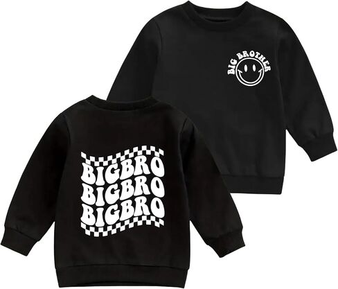 Big Brother Big Sister Little Brother Little Sister Matching Outfit Sibling Sweatshirts Baby Announcement Bodysuit in Saudi Arabia