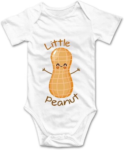 Cute Newborn Clothes Little Peanut Baby Bodysuit Infant Outfit Rompers in Saudi Arabia