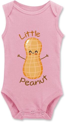 Cute Newborn Clothes Little Peanut Baby Bodysuit Infant Outfit Rompers in Saudi Arabia