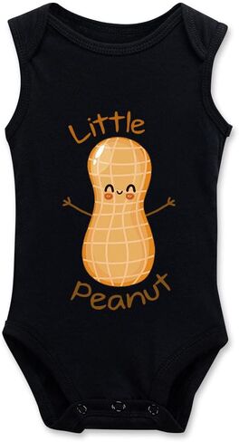 Cute Newborn Clothes Little Peanut Baby Bodysuit Infant Outfit Rompers in Saudi Arabia