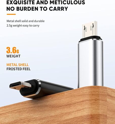 محول USB C أنثى إلى Micro USB ذكر (3 حزم) كابل محول شاحن كابل من النوع C موصل مزامنة بيانات Android متوافق مع Samsung Galaxy S7 Active S6 Edge A02s Nexus لسلك شحن iPad Thunderbolt in Kuwait