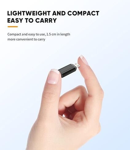 محول USB C أنثى إلى Micro USB ذكر (3 حزم) كابل محول شاحن كابل من النوع C موصل مزامنة بيانات Android متوافق مع Samsung Galaxy S7 Active S6 Edge A02s Nexus لسلك شحن iPad Thunderbolt in Kuwait
