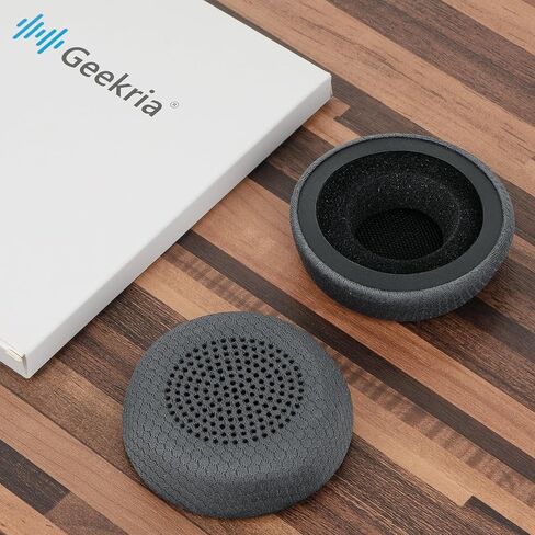 وسائد أذن بديلة من نسيج شبكي مريح من Geekria لمنطقة Logitech اللاسلكية، المنطقة 900 (لا تناسب المنطقة السلكية/ 750/ اللاسلكية 2) سماعات الرأس، وسائد الأذن (تيتانيوم) in Saudi Arabia