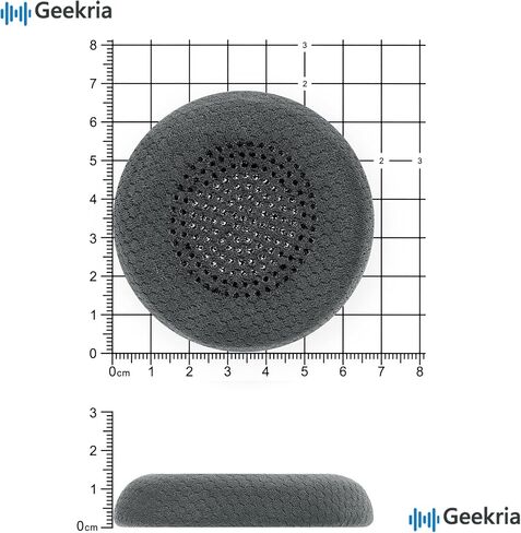 وسائد أذن بديلة من نسيج شبكي مريح من Geekria لمنطقة Logitech اللاسلكية، المنطقة 900 (لا تناسب المنطقة السلكية/ 750/ اللاسلكية 2) سماعات الرأس، وسائد الأذن (تيتانيوم) in Saudi Arabia