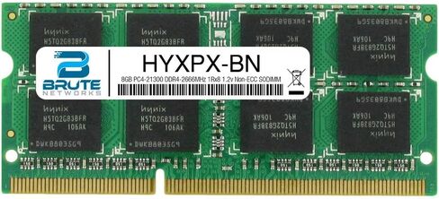 HYXPX-BN - ذاكرة DDR4 سعة 8 جيجابايت - 2666 ميجاهرتز 1Rx8 SODIMM غير ECC (متوافق مع OEM PN# HYXPX) in Kuwait