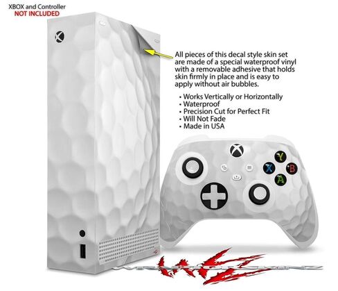 ملصق من الفينيل من WraptorSkinz متوافق مع وحدة تحكم XBOX Series S وكرة الجولف (وحدة التحكم في الألعاب غير متضمنة) in Kuwait