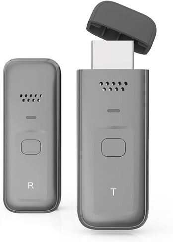 جهاز إرسال واستقبال HDMI لاسلكي 4K، 2.4G/5G التوصيل والتشغيل طقم موسع HDMI لاسلكي محمول لبث الفيديو والصوت للشاشة من الكمبيوتر المحمول/الكمبيوتر الشخصي/صندوق التلفزيون/جهاز العرض in Saudi Arabia