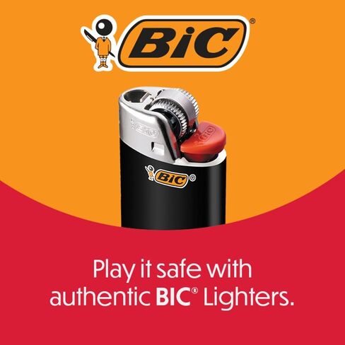 BIC Maxi Pocket Lighter, Special Edition Tattoos Collection, Assorted Unique Lighter Designs, 50 Count Tray of Lighters in Saudi Arabia