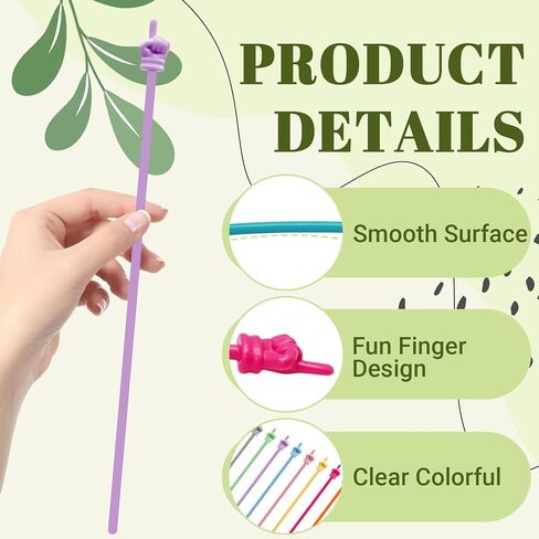 10 Pcs Finger Reading Pointers for Kids, 11.8 Inch Length Children Classroom Pointers Stick, 10 Assorted Colors Finger Reading Stick for Teaching and Learning Activities (Macaron) in Saudi Arabia