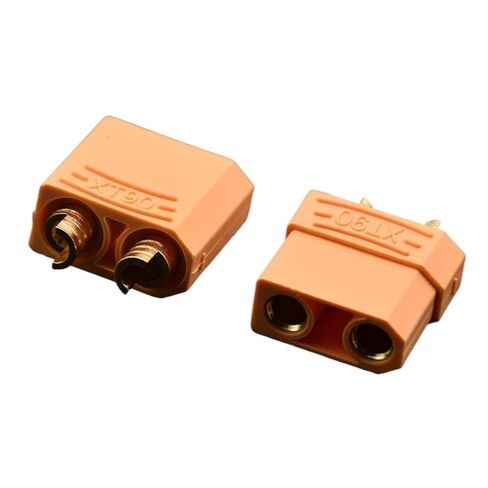 2 مجموعات 2 قطعة ذكر + 2 قطعة أنثى XT90 الأصفر موصل البطارية مجموعة 4.5 مللي متر ذكر أنثى مطلية بالذهب الموز in Saudi Arabia