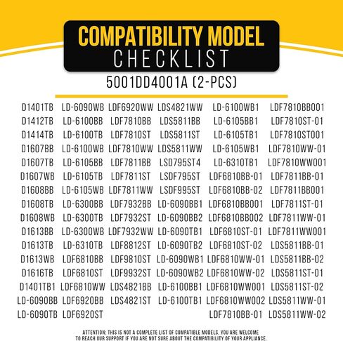 Lifetime 5001DD4001A Dishwasher Mounting Bracket by PartsBroz - Compatible LG - Replaces AP4438292 AH3525525 EA3525525 - Includes 2 Brackets, Hose Clamp, 2 Screws, 2 Wires - For Top and Side Mounting in Kuwait