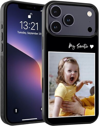 حافظات هاتف ذات صور شخصية من Easycosy لـ 17 16 15 11 12 13 14 Pro/Max/Mini XR X Xs Max مخصصة متعددة الصور حافظة iPhone للأصدقاء والعائلة وهدايا عيد الميلاد مخصصة للحماية الكاملة غطاء TPU in Kuwait
