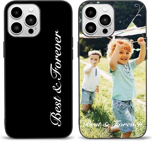 حافظات هاتف ذات صور شخصية من Easycosy لـ 17 16 15 11 12 13 14 Pro/Max/Mini XR X Xs Max مخصصة متعددة الصور حافظة iPhone للأصدقاء والعائلة وهدايا عيد الميلاد مخصصة للحماية الكاملة غطاء TPU in Kuwait