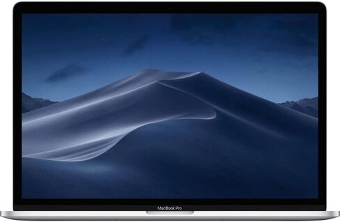Apple 2019 MacBook Pro مع معالج Intel Core i7 بسرعة 2.6 جيجا هرتز (15 بوصة، 32 جيجا بايت رام، 512 جيجا بايت SSD) فضي (متجدد) in Kuwait
