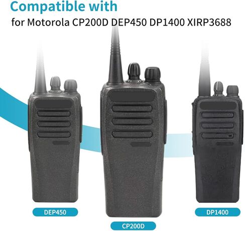 2-Pack CP200D Launch Talk PTT زر مطاطي وزر إطار بديل لموتورولا CP200D DEP450 DP1400 XIR P3688 جهاز اتصال لاسلكي in Saudi Arabia