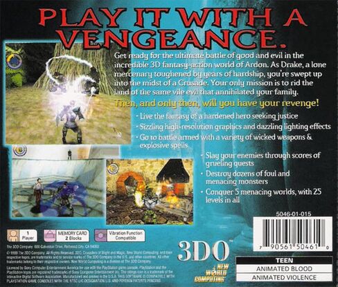 Crusaders of Might and Magic - (PS1) بلاي ستيشن 1 [مملوك مسبقًا] in Kuwait