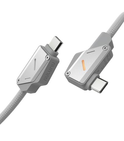 كابل Aulumu M07 240W USB-C إلى USB-C من ألياف الكربون | USB 3.1 Gen2 بسرعة 10 جيجابت في الثانية | شحن سريع لمخرج الفيديو 4K@60 هرتز | آيفون 17/16/15 برو ماكس، NVMe SSD، جالاكسي S25/S24/S23 الترا، ماك بوك برو - أسود 6.6FT in Kuwait
