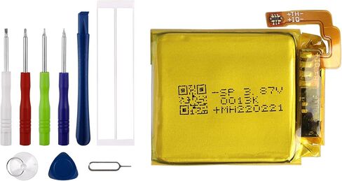 New LSS282024P Replacement Battery for Fitbit Versa 4 Fitness Smartwatch FB523 with Technical Toolkit in Kuwait
